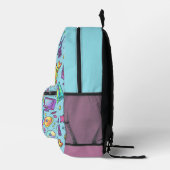 Vintage Digital Nostalgia Rucksack (Rechts)