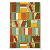 Vintage digitale Bibliothek Fotodruck (Vorne)