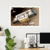 Vintage-Diner-Schild Poster (Heimbüro)