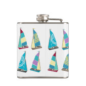 Vintage-Dinghies Flachmann (Rückseite)