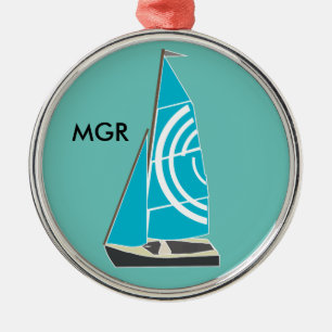 Vintage-Dinghy Ornament Aus Metall