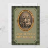 Vintage-Dinosaur-Baby-Sprinkle Einladung (Vorderseite)