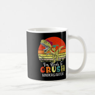 Vintage-Dinosaur bereit, den Kindergarten zurück z Kaffeetasse