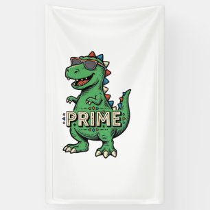 Vintage-Dinosaur-Sonnenbrille Prime-Cartoon-Shirt_ Banner
