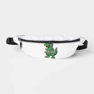 Vintage-Dinosaur-Sonnenbrille Prime-Cartoon-Shirt_ Bauchtasche
