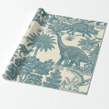 Vintage-Dinosaur-Toile-Muster