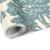Vintage-Dinosaur-Toile-Muster Geschenkpapier (Rolleneckpunkt)
