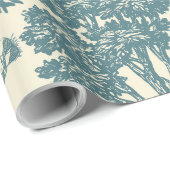 Vintage-Dinosaur-Toile-Muster  Geschenkpapier (Rolleneckpunkt)