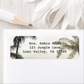 Vintage Dinosaurier, Amargasaurus mit Palmen (Insitu)