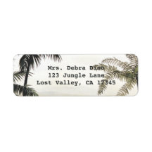 Vintage Dinosaurier, Amargasaurus mit Palmen