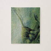 Vintage Dinosaurier, Brachiosaurus Schwimmen im Oz Puzzle (Vertikal)