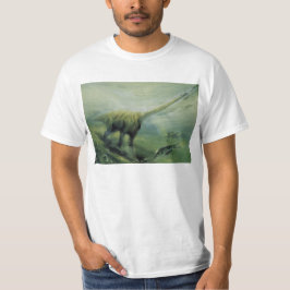 Vintage Dinosaurier, Brachiosaurus Schwimmen im Oz T-Shirt