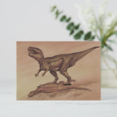 Vintage Dinosaurier, Carnivore Giganotosaurus (Stehend Vorderseite)