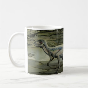 Vintage-Dinosaurier, ein Hypsilophodon aus der Kre Kaffeetasse