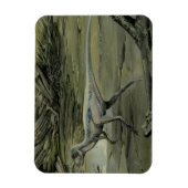 Vintage Dinosaurier, ein krebserregendes Hypsiloph Magnet (Vertikal)