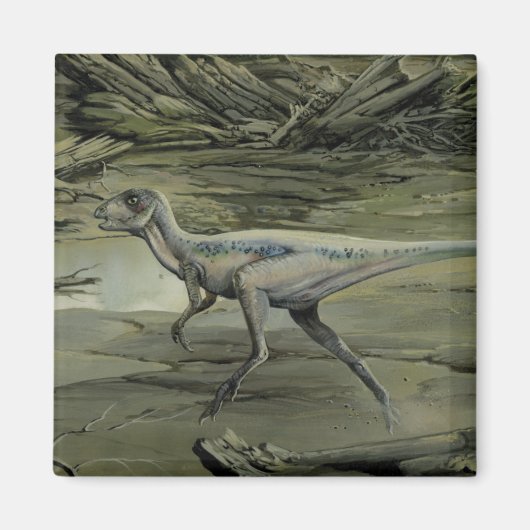 Vintage Dinosaurier, ein krebserregendes Hypsiloph Magnet (Vorne)