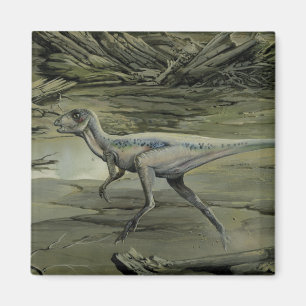 Vintage-Dinosaurier, ein Kreide-Hypsilophodon Magnet