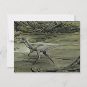 Vintage-Dinosaurier, ein Kreidezeit-Hypsilophodon