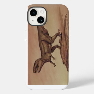 Vintage-Dinosaurier, fleischfressender Giganotosau iPhone Hülle