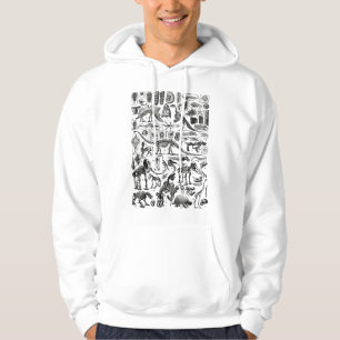 Vintage-Dinosaurier-Fossilien T-Rex Paläontologie Hoodie