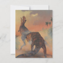 Vintage Dinosaurier, Kindergeburtstagsfeier Einlad