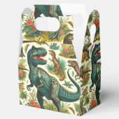 Vintage Dinosaurier-Malerei Geschenkschachtel (Geöffnet)