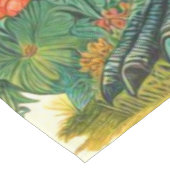 Vintage Dinosaurier-Malerei Tischdecke (Schrägansicht)