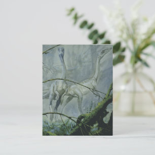 Vintage-Dinosaurier, Megapnosaurus-Geburtstagsfeie Einladung
