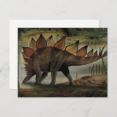 Vintage Dinosaurier, Stegosaurus, Schwanz mit Spik (Vorne/Hinten)