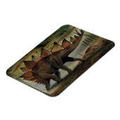 Vintage Dinosaurier, Stegosaurus, Schwanz mit Spik Magnet (Linke Seite)