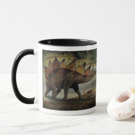 Vintage Dinosaurier, Stegosaurus, Schwanz mit Spik Tasse