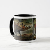 Vintage Dinosaurier, Stegosaurus, Schwanz mit Spik Tasse (Vorderseite Links)