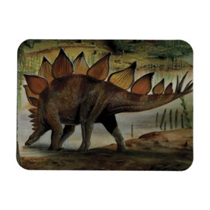 Vintage-Dinosaurier, Stegosaurus, Schwanz mit Stac Magnet