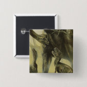 Vintage Dinosaurier, Torvosaurus und Brachiosaurus Button (Vorne & Hinten)