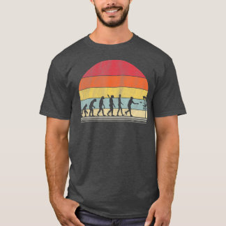 Vintage Disc Golf Gift Retro Evolution Disc T-Shirt