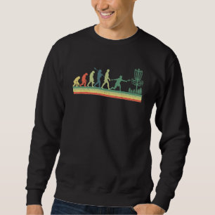 Vintage Disc Golf lustige Evolution Disc Golf Klei Sweatshirt