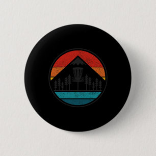 Vintage Disc Golf Rolf Retro Frisbee Disc Golfer  Button