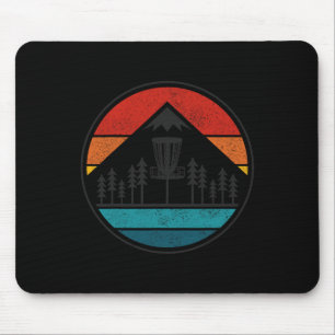 Vintage Disc Golf Rolf Retro Frisbee Disc Golfer Mousepad