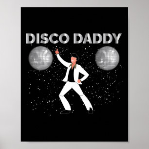 Vintage Disco Daddy Retro Matching Party Kostüm 6 Poster