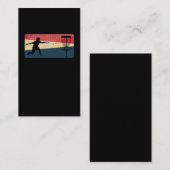 Vintage Disk Golf Frisbesport Visitenkarte (Vorne/Hinten)