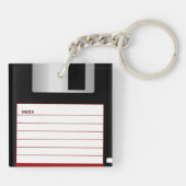 Vintage Diskette Schlüsselanhänger (Rückseite)