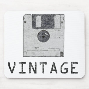 Vintage-Disketten-Mauspad Mousepad