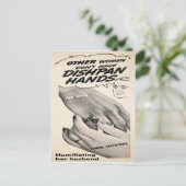 Vintage Diskettenlaufwerke und Postkarte (Stehend Vorderseite)