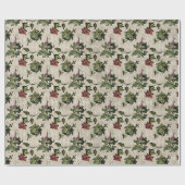 Vintage Distel Geschenkpapier (Flach)