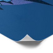 Vintage Distressed Bat Symbol Poster (Ecke)