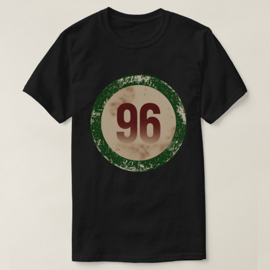 Vintage Distressed Number 96 T-Shirt (Design vorne)