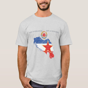 Vintage-Distressed-SFR-Jugoslawien-T-Shirt T-Shirt