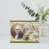 Vintage District of Columbia Postkarte (Stehend Vorderseite)
