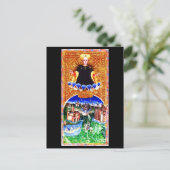 Vintage Divination nach der Postkarte - Tarot 4 (Stehend Vorderseite)