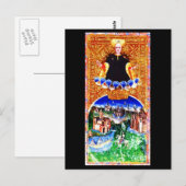 Vintage Divination nach der Postkarte - Tarot 4 (Vorne/Hinten)